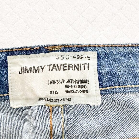 Jimmy Taverniti Distressed Skinny Jeans Anti Exposure Size 27 - Picture 4 of 9